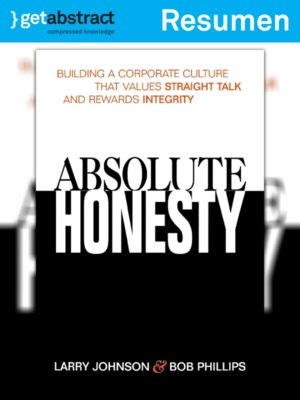 cover image of Honestidad absoluta (resumen)